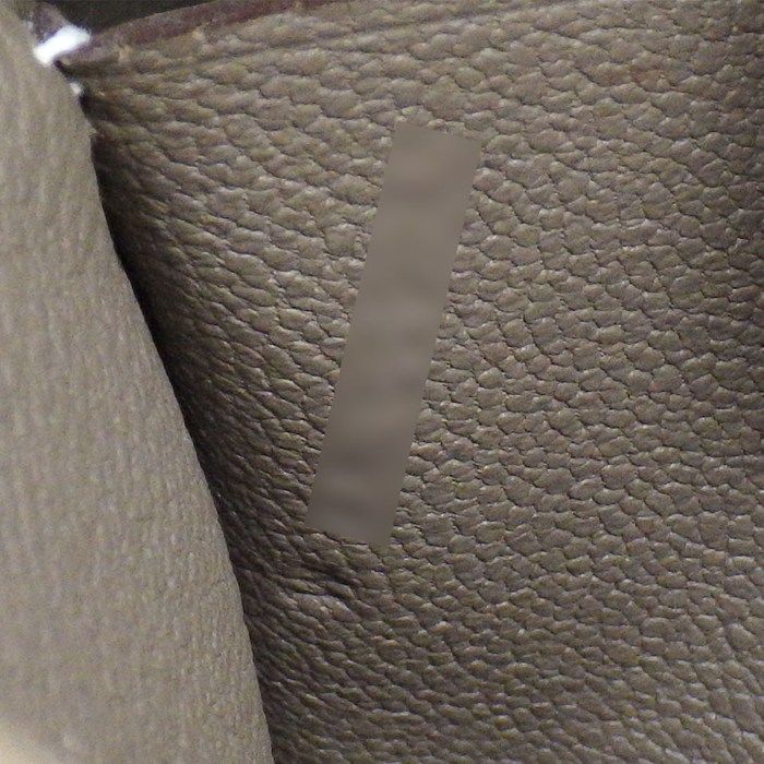 Hermes Shoulder Bag Vidopoche Etoupe Togo Silver