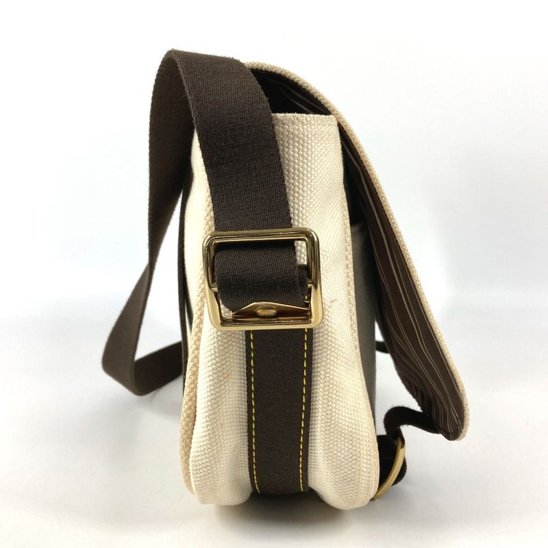Louis Vuitton Shoulder Bag Antigua Besace PM Canvas Ecru White