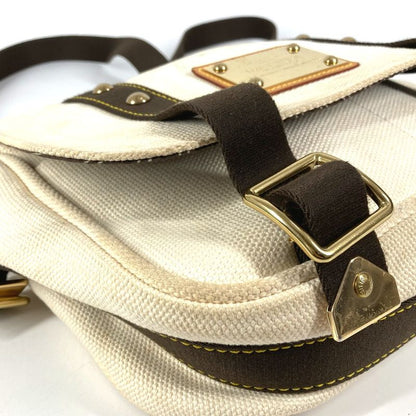 Louis Vuitton Shoulder Bag Antigua Besace PM Canvas Ecru White