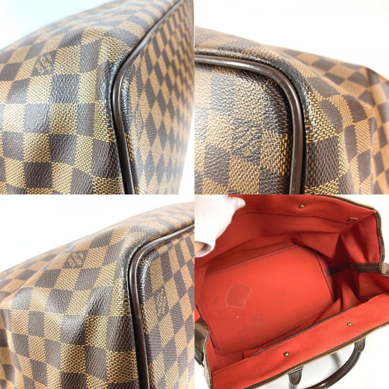 Louis Vuitton Handbag Greenwich PM Damier Canvas Ebene Brown