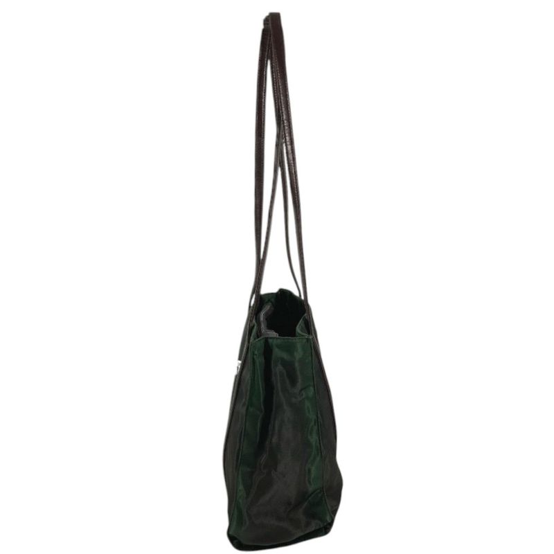 Prada Shoulder Bag Triangle Logo Nylon Khaki