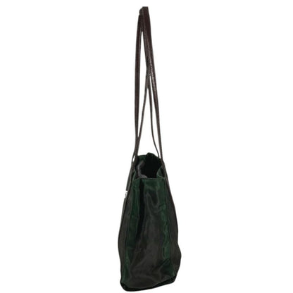 Prada Shoulder Bag Triangle Logo Nylon Khaki