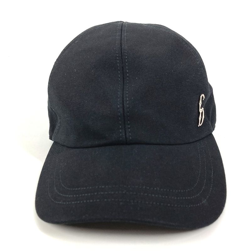 Dior Cap CD Logo Cotton Black Hat