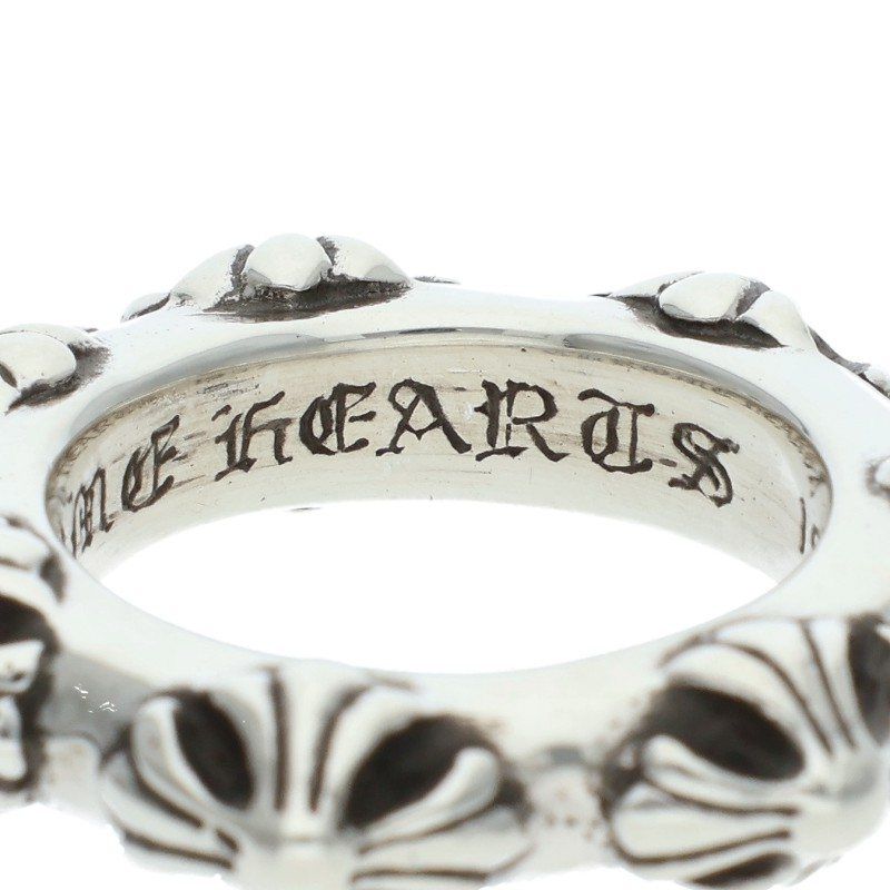 Chrome Hearts Cross Band Silver Ring