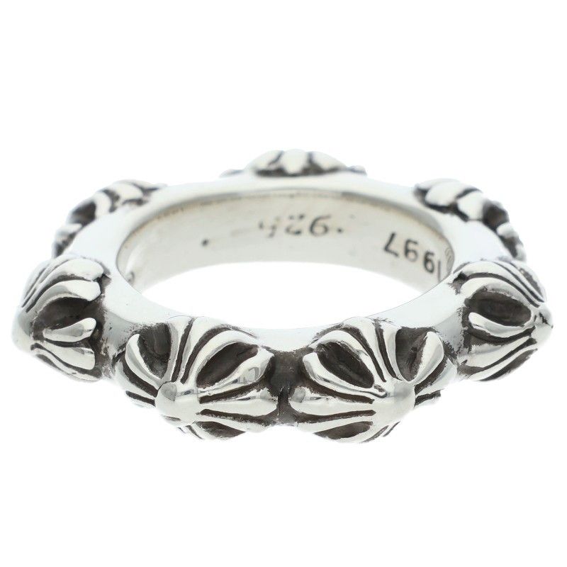 Chrome Hearts Cross Band Silver Ring