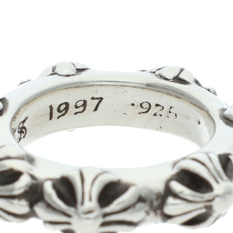 Chrome Hearts Cross Band Silver Ring