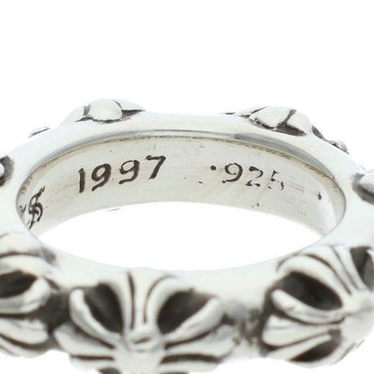 Chrome Hearts Cross Band Silver Ring