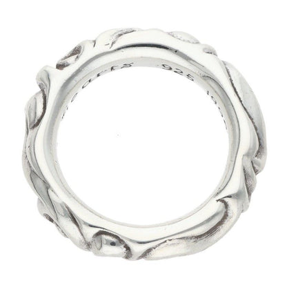 Chrome Hearts Scrl Band Scroll Silver Ring