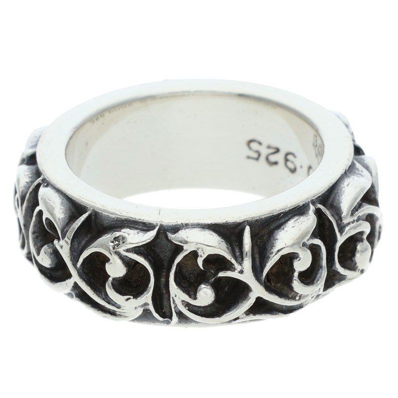 Chrome Hearts Etrnity Vine Band Eternity Silver Ring