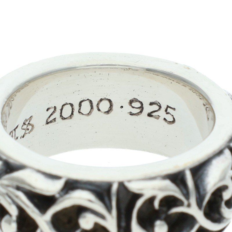 Chrome Hearts Etrnity Vine Band Eternity Silver Ring