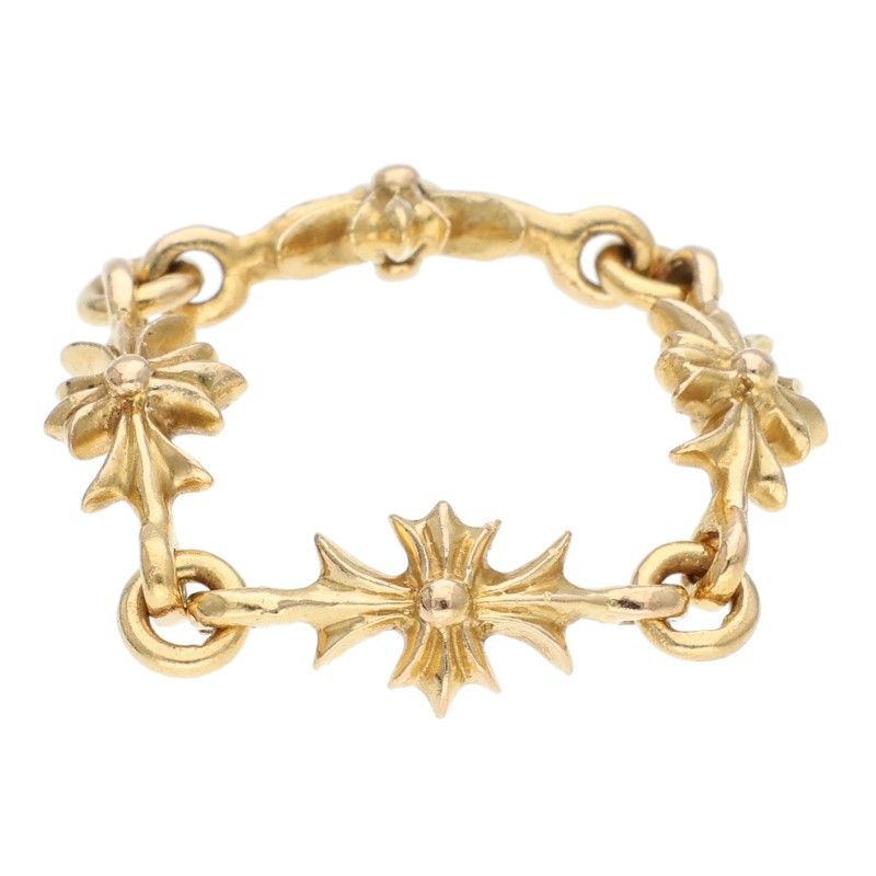 Chrome Hearts 22k Ring Tny CH Pls Tiny Ech Plus Gold