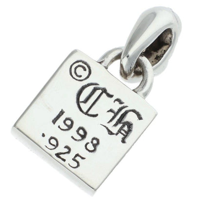 Chrome Hearts Framed BS Fluer Charm Silver Necklace Top