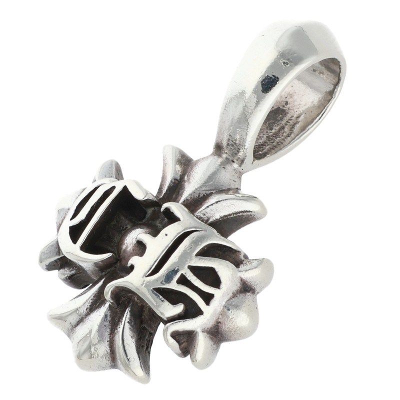 Chrome Hearts CH Plus SM CH Small Silver Necklace Top