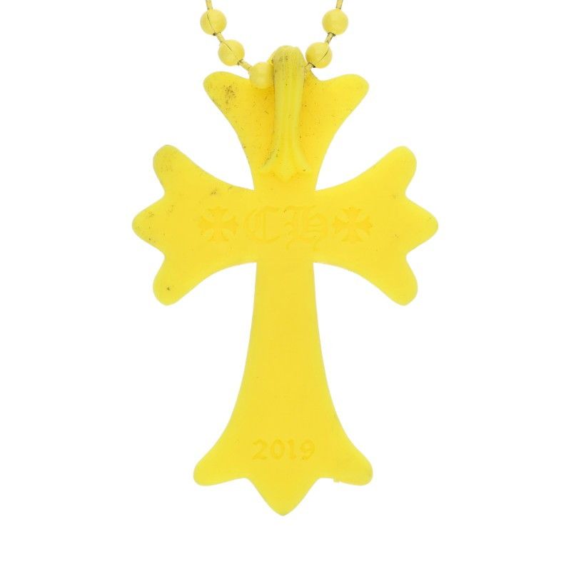 Chrome Hearts Rubber CH Crs Sml Small CH Cross Silicone Necklace
