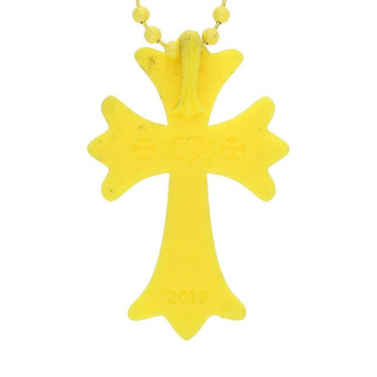 Chrome Hearts Rubber CH Crs Sml Small CH Cross Silicone Necklace