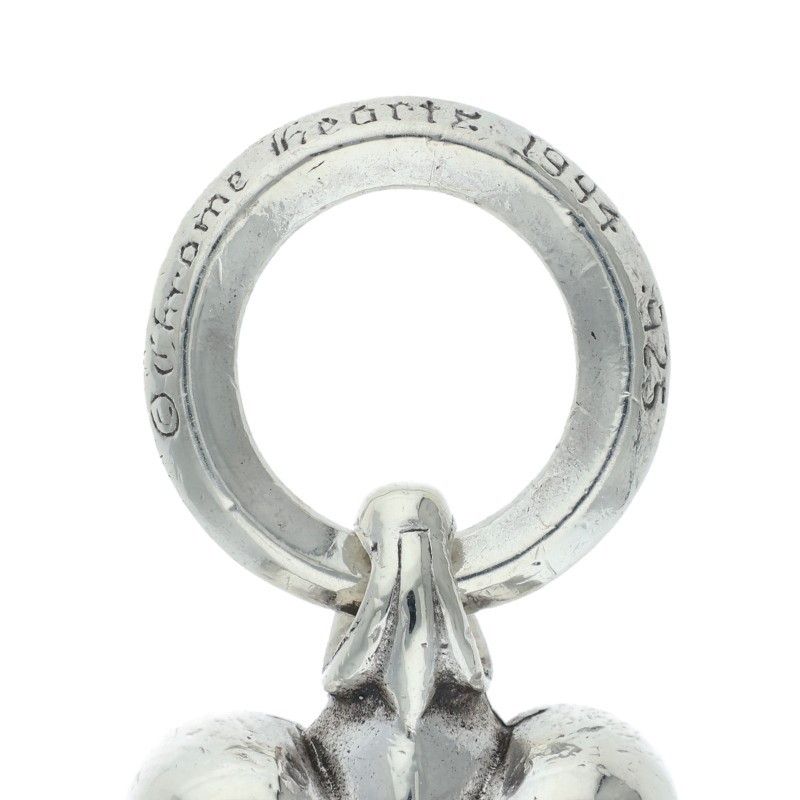 Chrome Hearts BS Fluer BS Pendant Old Silver Necklace
