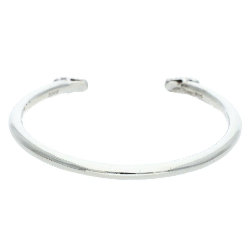 Chrome Hearts Bangle Double Dog Silver Bracelet