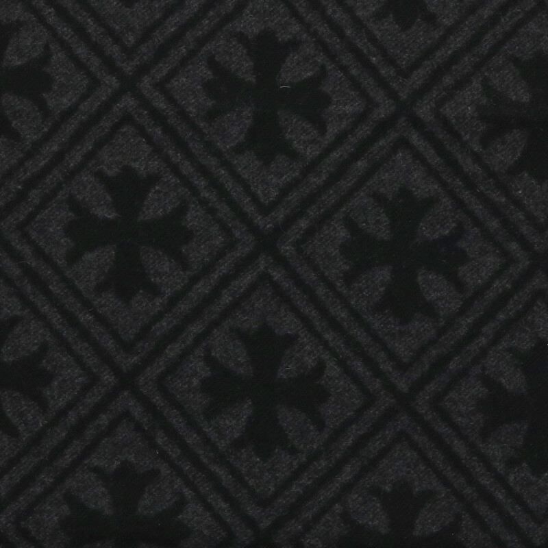 Chrome Hearts CH Plus All Over Pattern Cashmere Scarf