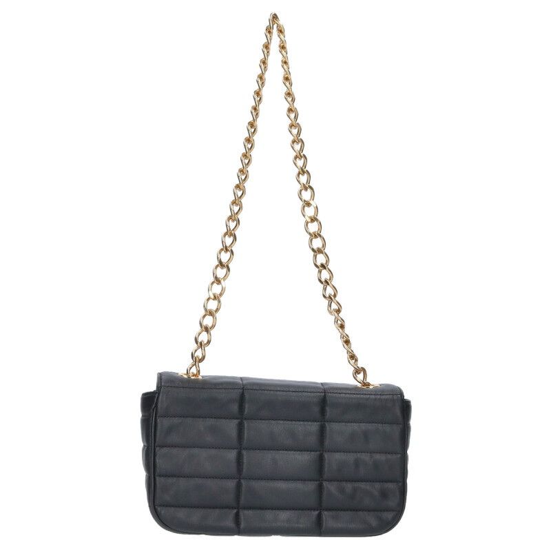 Celine Chain Strap Logo Leather Shoulder Bag