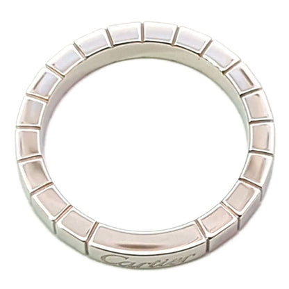 Cartier Lanier Ring 53 White Gold Polished