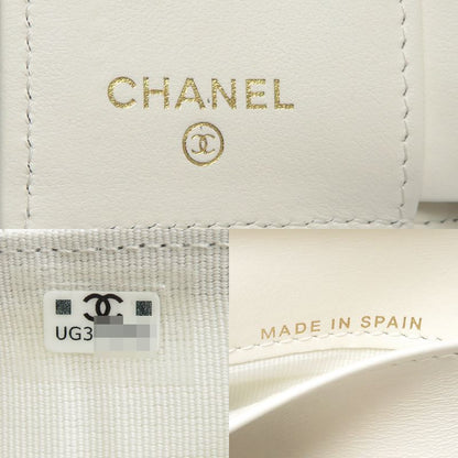 Chanel Trifold Wallet Wallets White