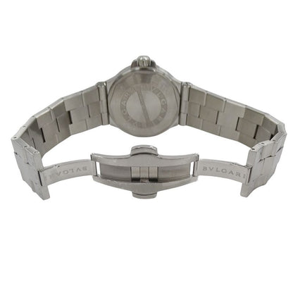 Bvlgari Watch Diagono Date Automatic Winding at Stainless Steel Silver Polished