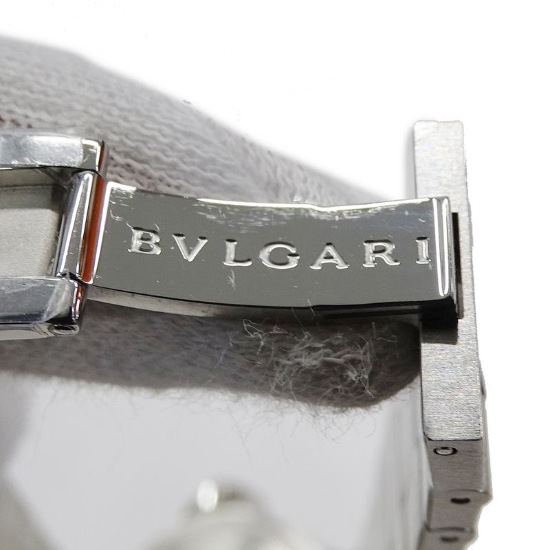 Bvlgari Watch Diagono Date Automatic Winding at Stainless Steel Silver Polished