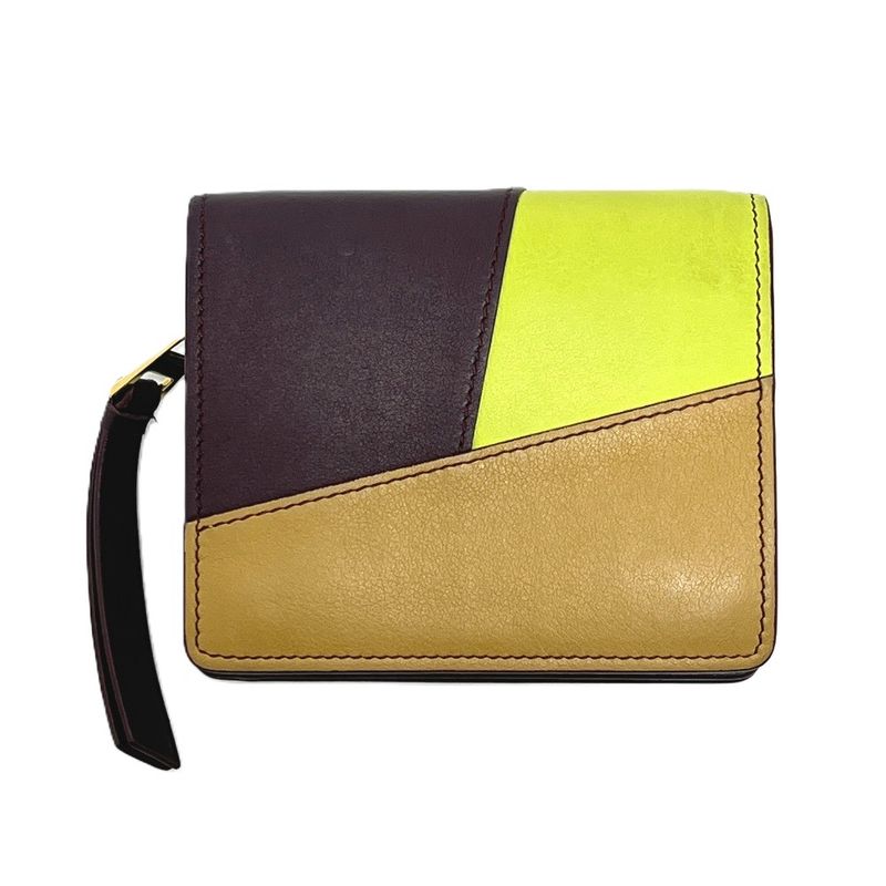 Loewe Bifold Wallet Puzzle Leather Multicolor