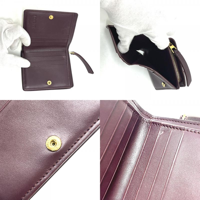 Loewe Bifold Wallet Puzzle Leather Multicolor
