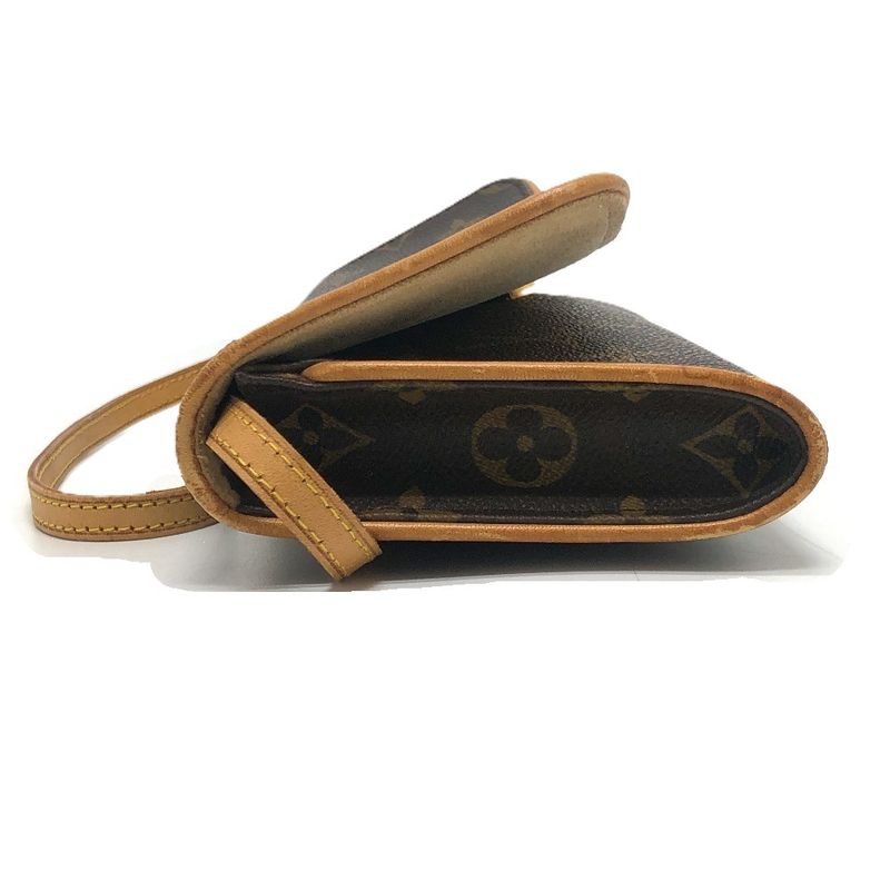 Louis Vuitton Shoulder Bag Pochette Twin GM Monogram Canvas Brown