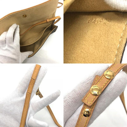 Louis Vuitton Shoulder Bag Pochette Twin GM Monogram Canvas Brown