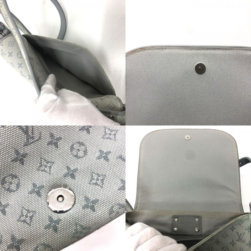 Louis Vuitton Shoulder Bag Musette Comte de Fait Monogram Mini Canvas Blue