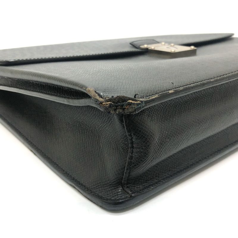 Louis Vuitton Business Bag Neo Robusto 2 Taiga Leather Ardoise Black