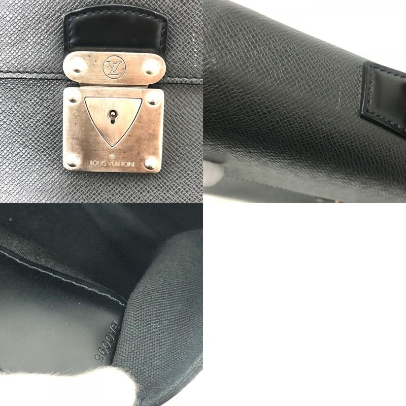 Louis Vuitton Business Bag Neo Robusto 2 Taiga Leather Ardoise Black