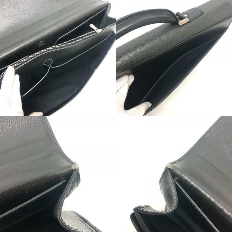 Louis Vuitton Business Bag Neo Robusto 2 Taiga Leather Ardoise Black