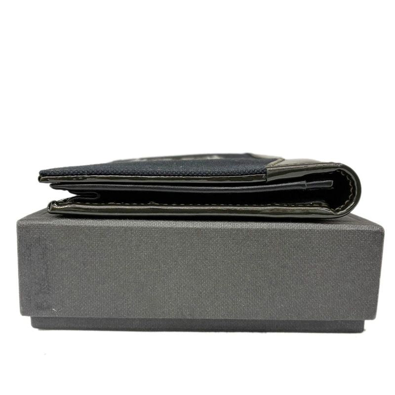 Bvlgari Wallet Leoni Canvas Enamel Patent