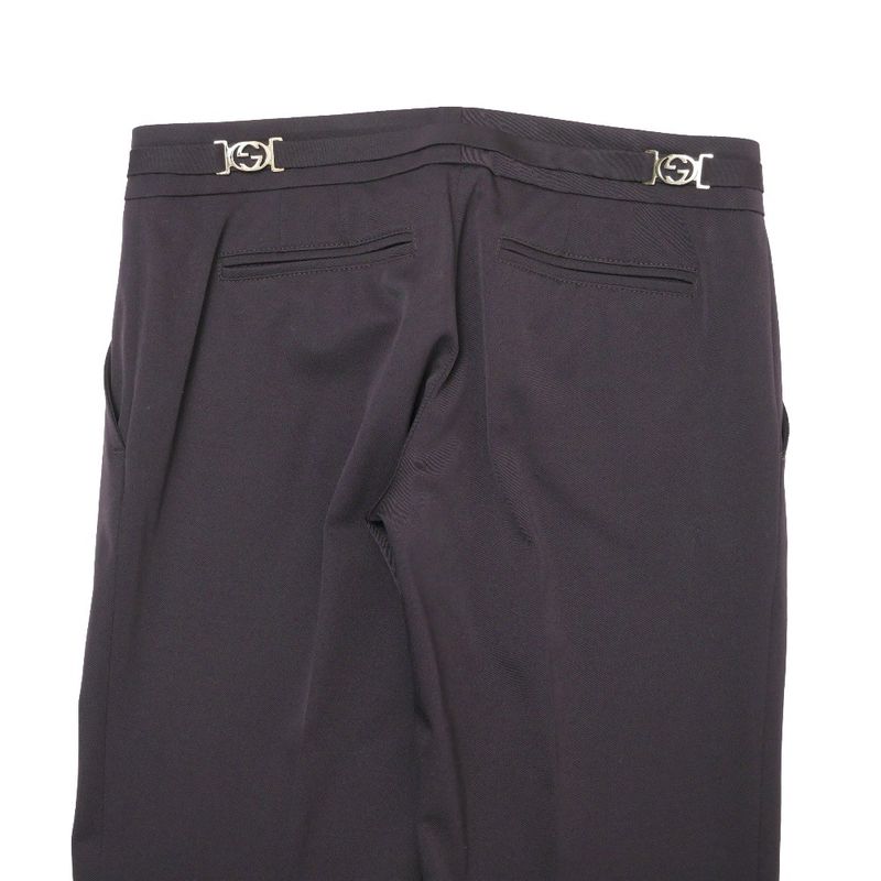 Gucci Pants 38 Trousers GG Decoration