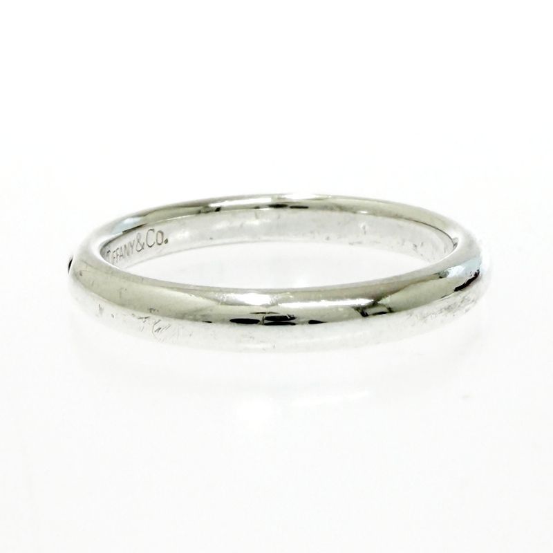 Tiffany & Co Silver Stacking Band Ring Red 925 Engraved