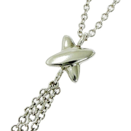 Tiffany & Co Silver Signature Triple Drop Necklace 925 Engraved