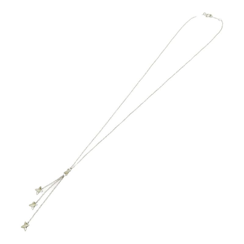 Tiffany & Co Silver Signature Triple Drop Necklace 925 Engraved