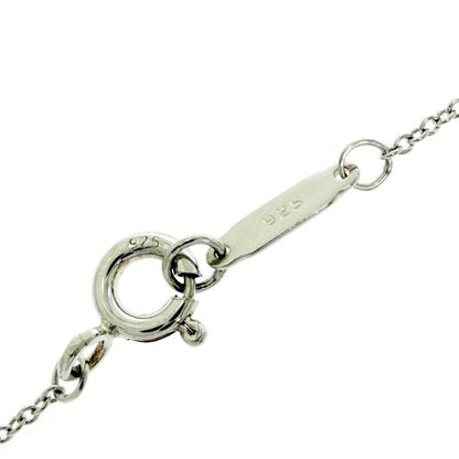 Tiffany & Co Silver Signature Triple Drop Necklace 925 Engraved