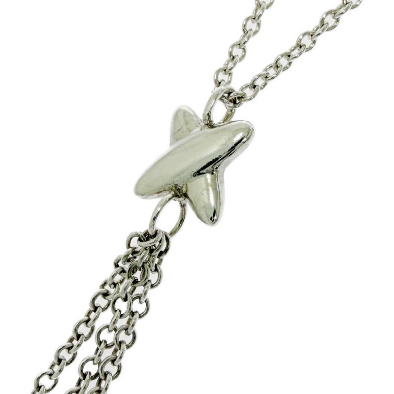 Tiffany & Co Silver Signature Triple Drop Necklace 925 Engraved