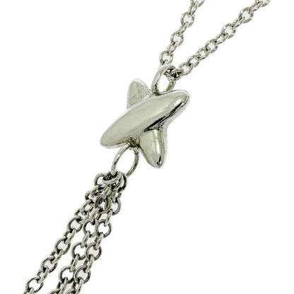 Tiffany & Co Silver Signature Triple Drop Necklace 925 Engraved