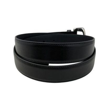Gucci Belt Mini Horsebit Leather Black Silver
