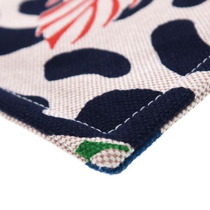 Hermes Canvas Clutch Multicolor
