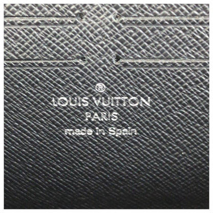 Louis Vuitton Monogram Macassar Zippy Dragonne Brown Black Silver Wallet