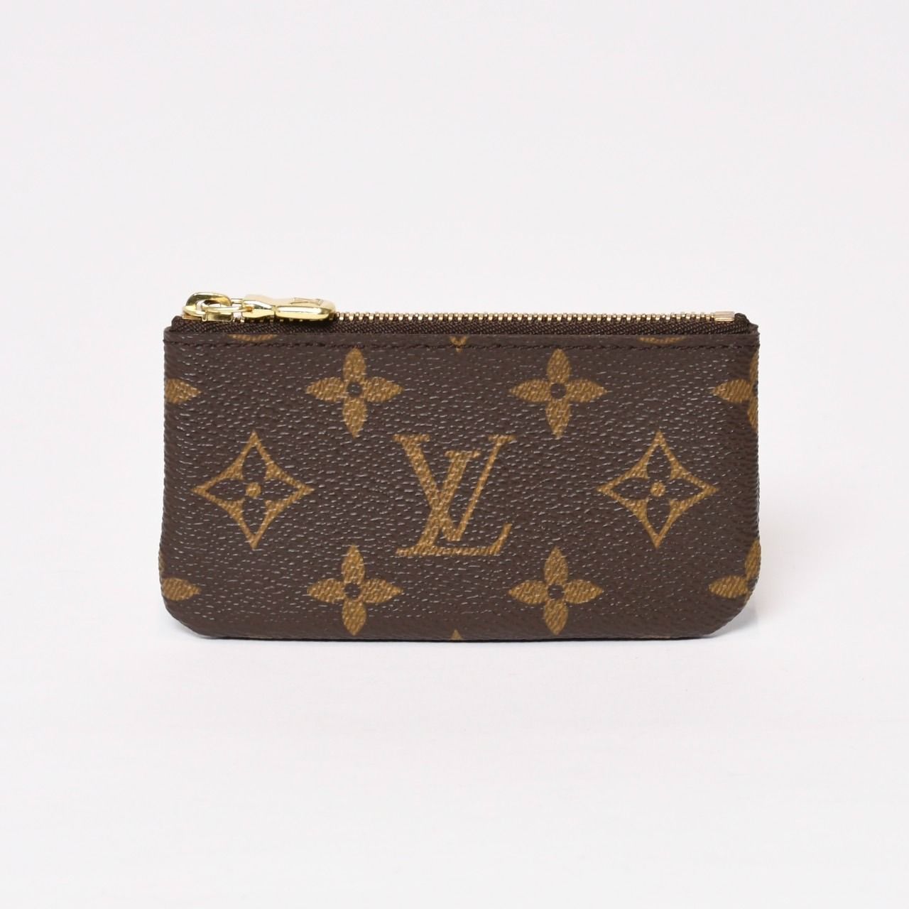 Louis Vuitton Pochette Cles Coin Purse Monogram Brown