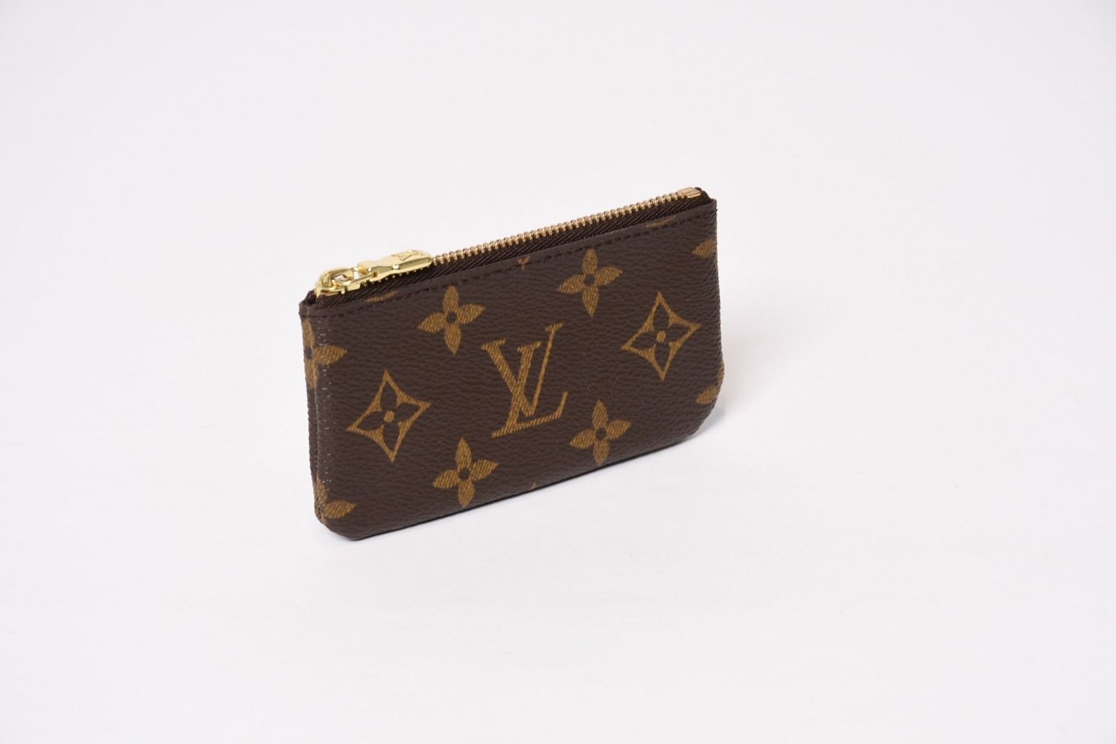 Louis Vuitton Pochette Cles Coin Purse Monogram Brown — view 3