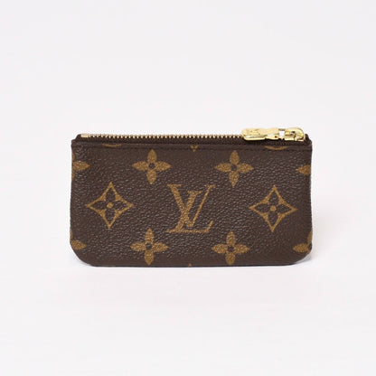 Louis Vuitton Pochette Cles Coin Purse Monogram Brown — view 2