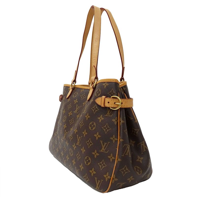 Louis Vuitton Tote Monogram Canvas Batignolles Horizontal Brown Handbag A4